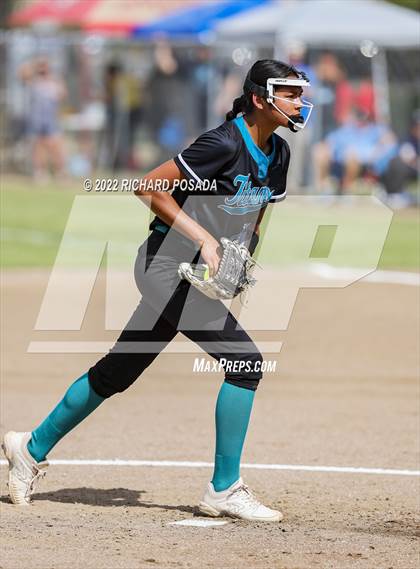 Thumbnail 2 in Orange Cove @ Monache (CIF SoCal DIV IV Softball Championships) photogallery.