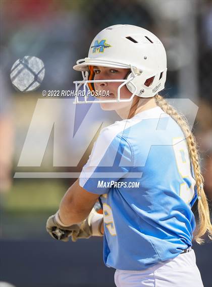 Thumbnail 2 in Orange Cove @ Monache (CIF SoCal DIV IV Softball Championships) photogallery.