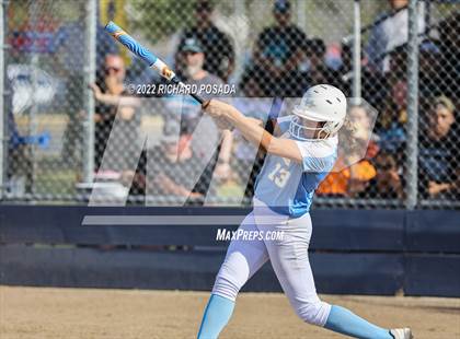 Thumbnail 1 in Orange Cove @ Monache (CIF SoCal DIV IV Softball Championships) photogallery.