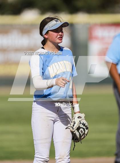 Thumbnail 2 in Orange Cove @ Monache (CIF SoCal DIV IV Softball Championships) photogallery.
