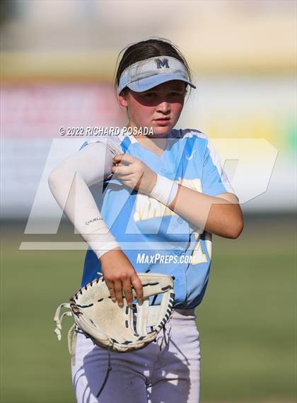 Thumbnail 3 in Orange Cove @ Monache (CIF SoCal DIV IV Softball Championships) photogallery.