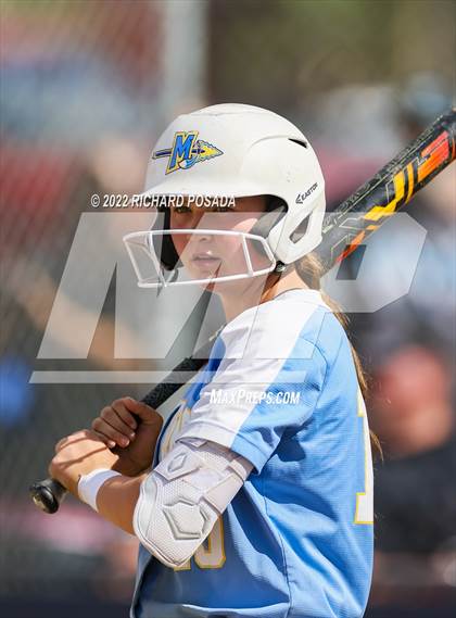 Thumbnail 2 in Orange Cove @ Monache (CIF SoCal DIV IV Softball Championships) photogallery.