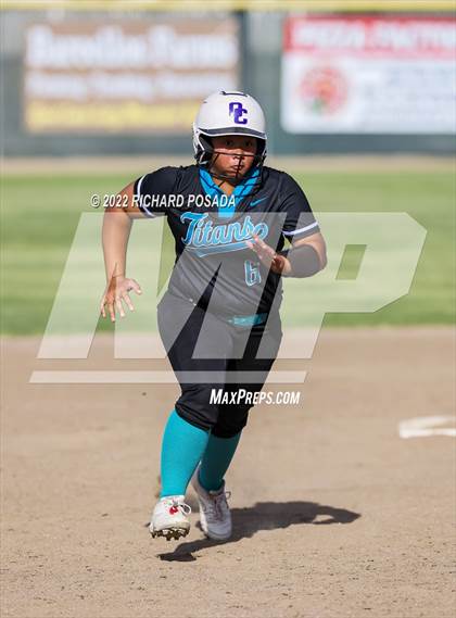 Thumbnail 2 in Orange Cove @ Monache (CIF SoCal DIV IV Softball Championships) photogallery.
