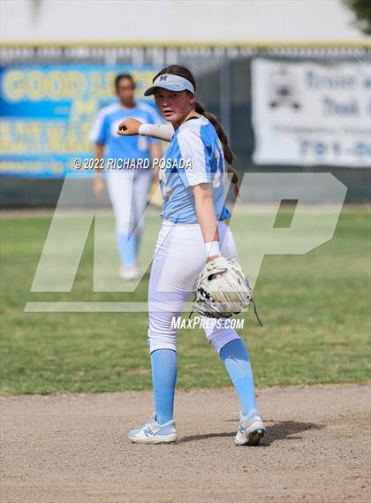 Thumbnail 2 in Orange Cove @ Monache (CIF SoCal DIV IV Softball Championships) photogallery.