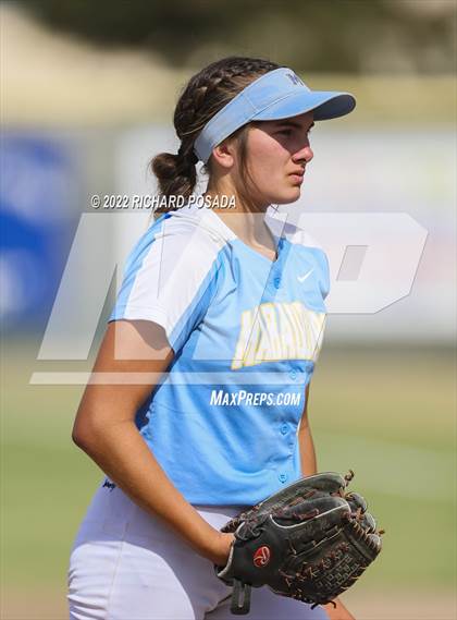 Thumbnail 3 in Orange Cove @ Monache (CIF SoCal DIV IV Softball Championships) photogallery.