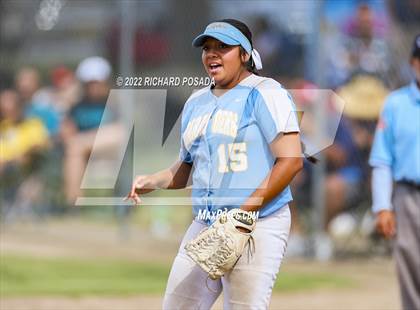 Thumbnail 3 in Orange Cove @ Monache (CIF SoCal DIV IV Softball Championships) photogallery.