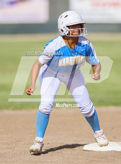 Thumbnail 3 in Orange Cove @ Monache (CIF SoCal DIV IV Softball Championships) photogallery.
