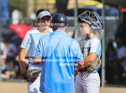 Thumbnail 1 in Orange Cove @ Monache (CIF SoCal DIV IV Softball Championships) photogallery.