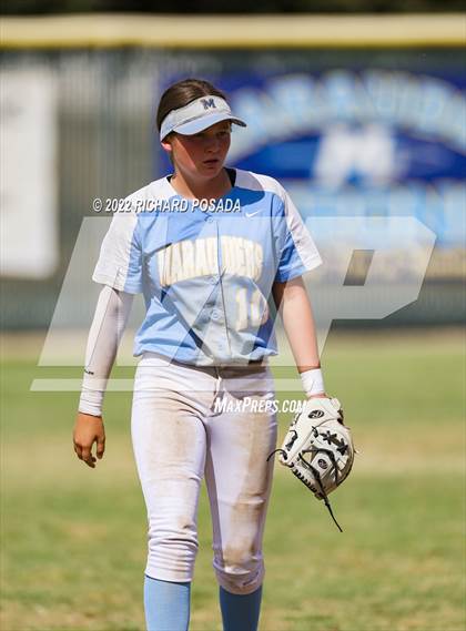 Thumbnail 2 in Orange Cove @ Monache (CIF SoCal DIV IV Softball Championships) photogallery.