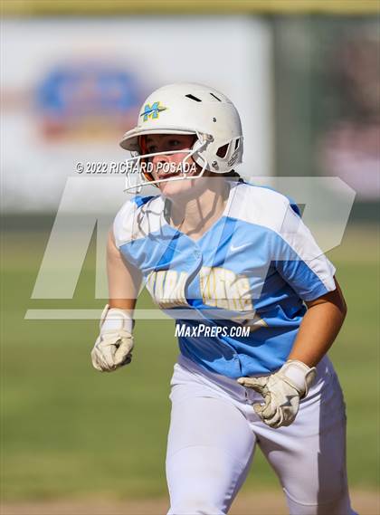 Thumbnail 1 in Orange Cove @ Monache (CIF SoCal DIV IV Softball Championships) photogallery.