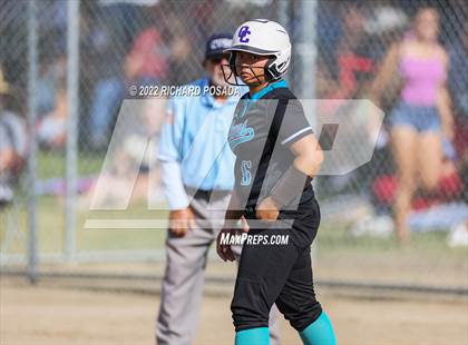 Thumbnail 2 in Orange Cove @ Monache (CIF SoCal DIV IV Softball Championships) photogallery.