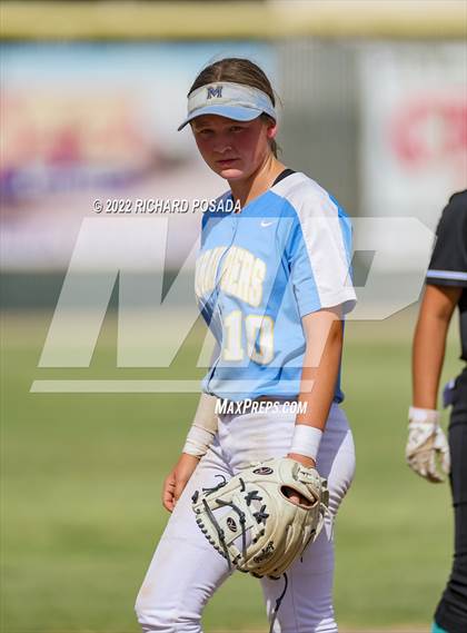 Thumbnail 1 in Orange Cove @ Monache (CIF SoCal DIV IV Softball Championships) photogallery.