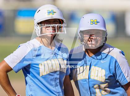 Thumbnail 2 in Orange Cove @ Monache (CIF SoCal DIV IV Softball Championships) photogallery.