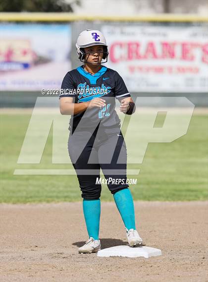 Thumbnail 3 in Orange Cove @ Monache (CIF SoCal DIV IV Softball Championships) photogallery.