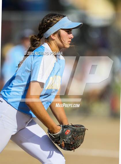 Thumbnail 1 in Orange Cove @ Monache (CIF SoCal DIV IV Softball Championships) photogallery.