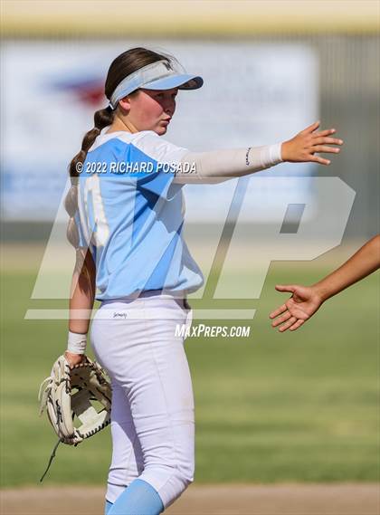 Thumbnail 3 in Orange Cove @ Monache (CIF SoCal DIV IV Softball Championships) photogallery.