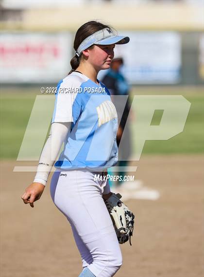 Thumbnail 2 in Orange Cove @ Monache (CIF SoCal DIV IV Softball Championships) photogallery.