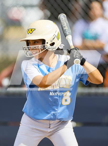 Thumbnail 3 in Orange Cove @ Monache (CIF SoCal DIV IV Softball Championships) photogallery.