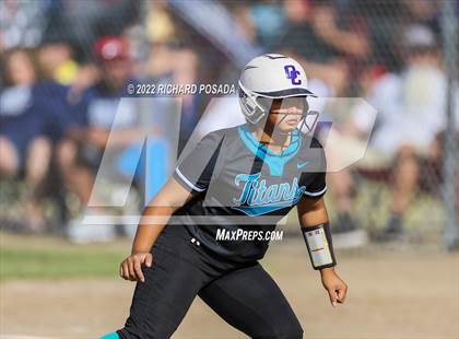 Thumbnail 3 in Orange Cove @ Monache (CIF SoCal DIV IV Softball Championships) photogallery.