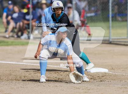 Thumbnail 2 in Orange Cove @ Monache (CIF SoCal DIV IV Softball Championships) photogallery.