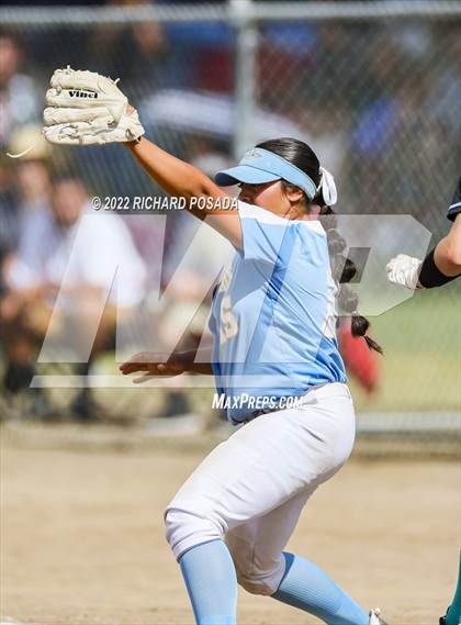 Thumbnail 2 in Orange Cove @ Monache (CIF SoCal DIV IV Softball Championships) photogallery.