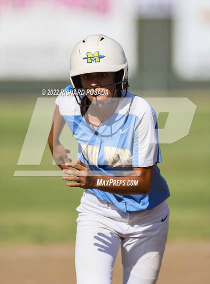 Thumbnail 2 in Orange Cove @ Monache (CIF SoCal DIV IV Softball Championships) photogallery.