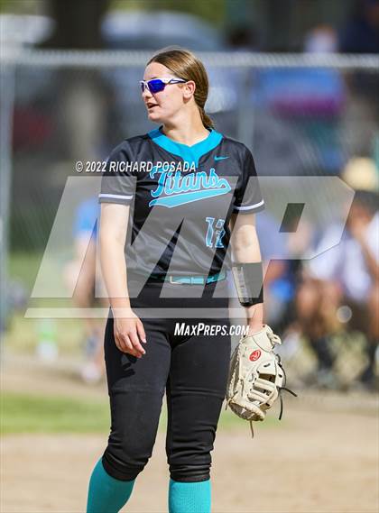 Thumbnail 3 in Orange Cove @ Monache (CIF SoCal DIV IV Softball Championships) photogallery.