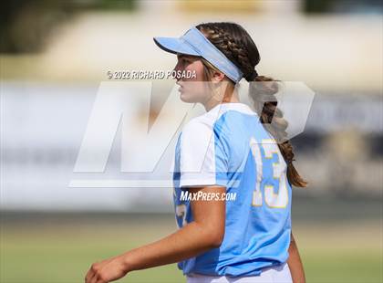 Thumbnail 3 in Orange Cove @ Monache (CIF SoCal DIV IV Softball Championships) photogallery.