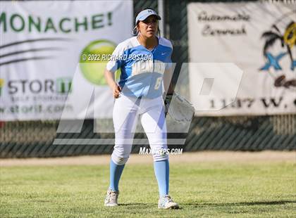 Thumbnail 2 in Orange Cove @ Monache (CIF SoCal DIV IV Softball Championships) photogallery.