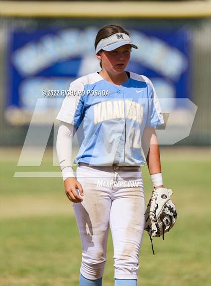 Thumbnail 3 in Orange Cove @ Monache (CIF SoCal DIV IV Softball Championships) photogallery.