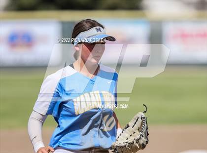 Thumbnail 2 in Orange Cove @ Monache (CIF SoCal DIV IV Softball Championships) photogallery.