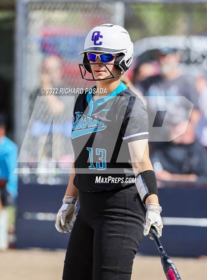 Thumbnail 2 in Orange Cove @ Monache (CIF SoCal DIV IV Softball Championships) photogallery.