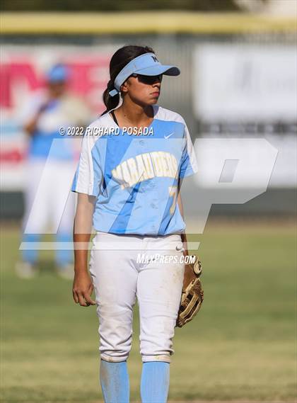 Thumbnail 2 in Orange Cove @ Monache (CIF SoCal DIV IV Softball Championships) photogallery.