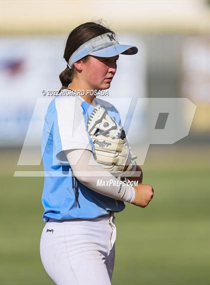 Thumbnail 1 in Orange Cove @ Monache (CIF SoCal DIV IV Softball Championships) photogallery.