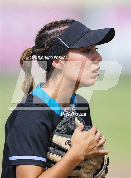 Thumbnail 3 in Orange Cove @ Monache (CIF SoCal DIV IV Softball Championships) photogallery.