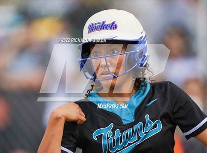 Thumbnail 2 in Orange Cove @ Monache (CIF SoCal DIV IV Softball Championships) photogallery.