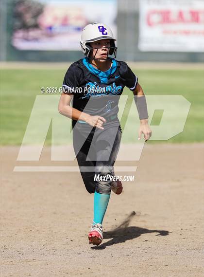 Thumbnail 3 in Orange Cove @ Monache (CIF SoCal DIV IV Softball Championships) photogallery.