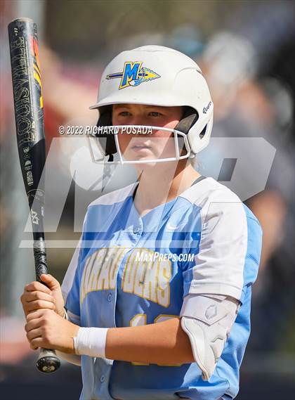 Thumbnail 1 in Orange Cove @ Monache (CIF SoCal DIV IV Softball Championships) photogallery.