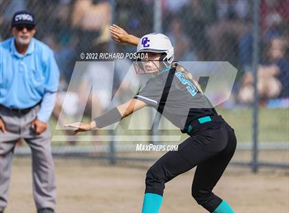 Thumbnail 2 in Orange Cove @ Monache (CIF SoCal DIV IV Softball Championships) photogallery.