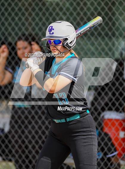 Thumbnail 3 in Orange Cove @ Monache (CIF SoCal DIV IV Softball Championships) photogallery.