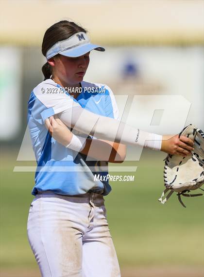 Thumbnail 1 in Orange Cove @ Monache (CIF SoCal DIV IV Softball Championships) photogallery.