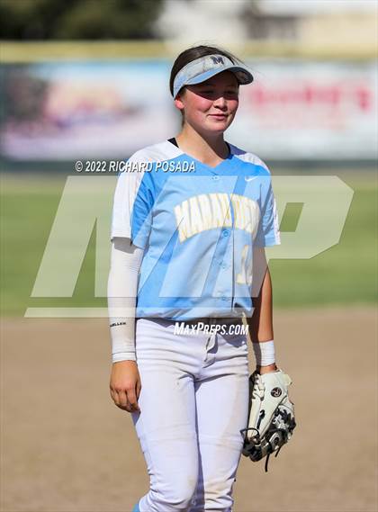 Thumbnail 3 in Orange Cove @ Monache (CIF SoCal DIV IV Softball Championships) photogallery.