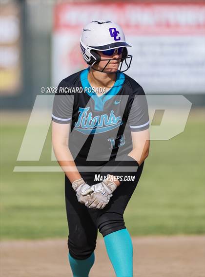 Thumbnail 1 in Orange Cove @ Monache (CIF SoCal DIV IV Softball Championships) photogallery.