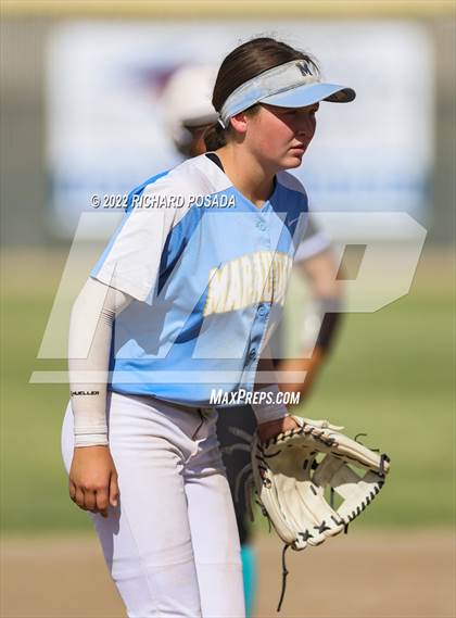Thumbnail 1 in Orange Cove @ Monache (CIF SoCal DIV IV Softball Championships) photogallery.