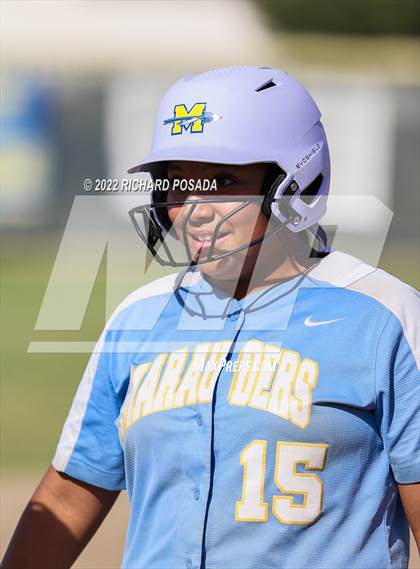 Thumbnail 3 in Orange Cove @ Monache (CIF SoCal DIV IV Softball Championships) photogallery.