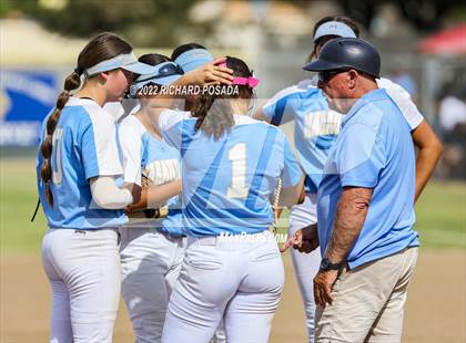 Thumbnail 2 in Orange Cove @ Monache (CIF SoCal DIV IV Softball Championships) photogallery.