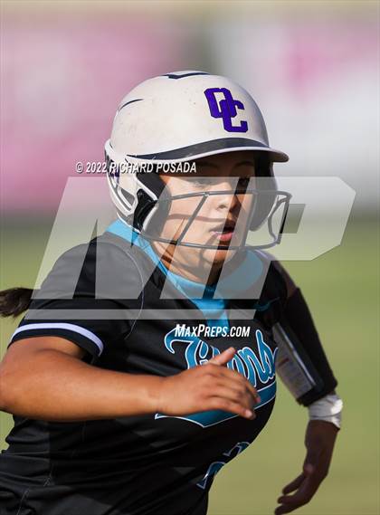 Thumbnail 2 in Orange Cove @ Monache (CIF SoCal DIV IV Softball Championships) photogallery.