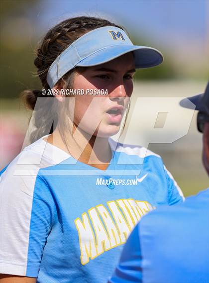 Thumbnail 1 in Orange Cove @ Monache (CIF SoCal DIV IV Softball Championships) photogallery.