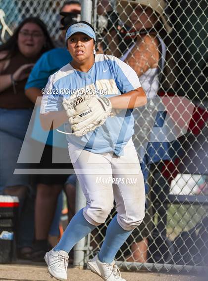 Thumbnail 2 in Orange Cove @ Monache (CIF SoCal DIV IV Softball Championships) photogallery.