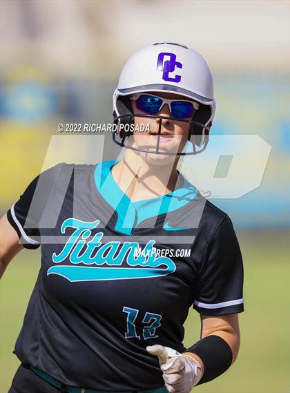 Thumbnail 2 in Orange Cove @ Monache (CIF SoCal DIV IV Softball Championships) photogallery.